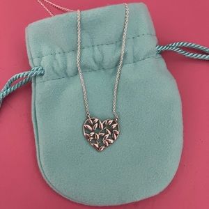 COPY - Tiffany sterling olive heart